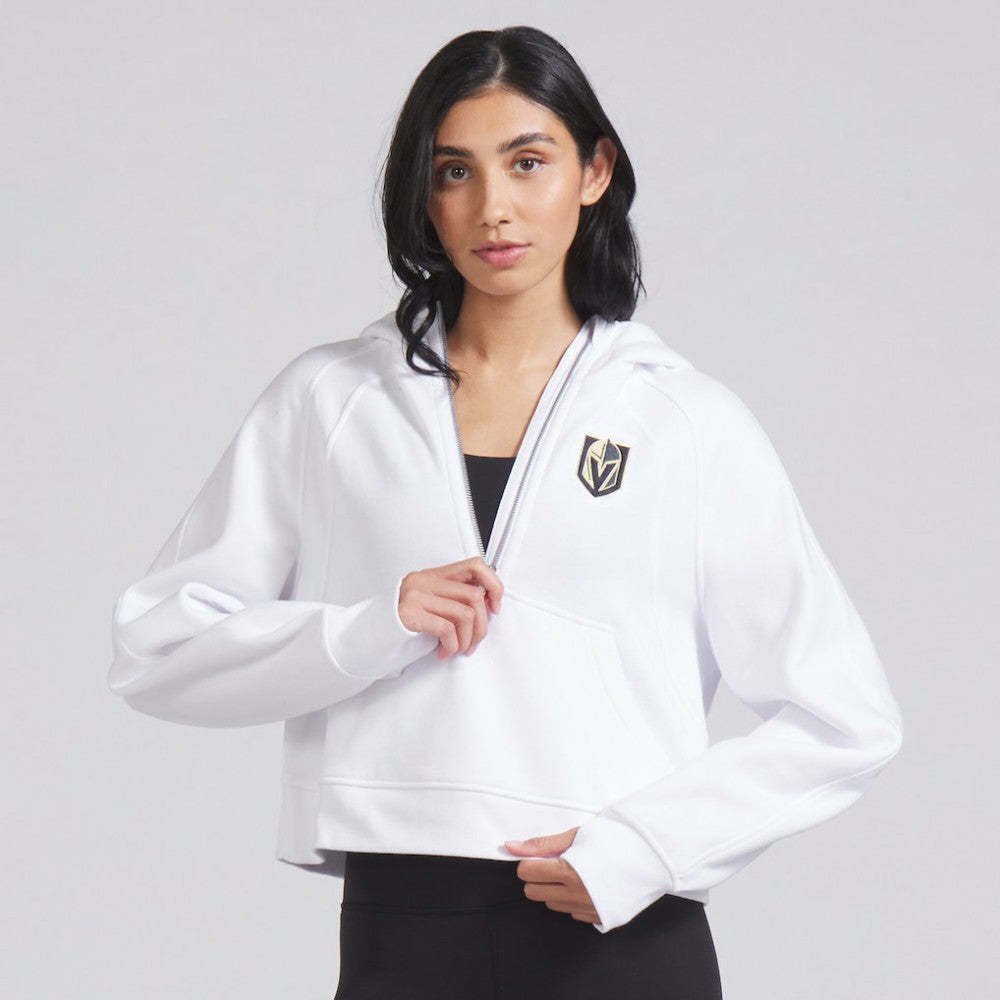 Vegas Golden Knights lululemon Women's Scuba Oversized Half-Zip Hoodie - White Hoodies