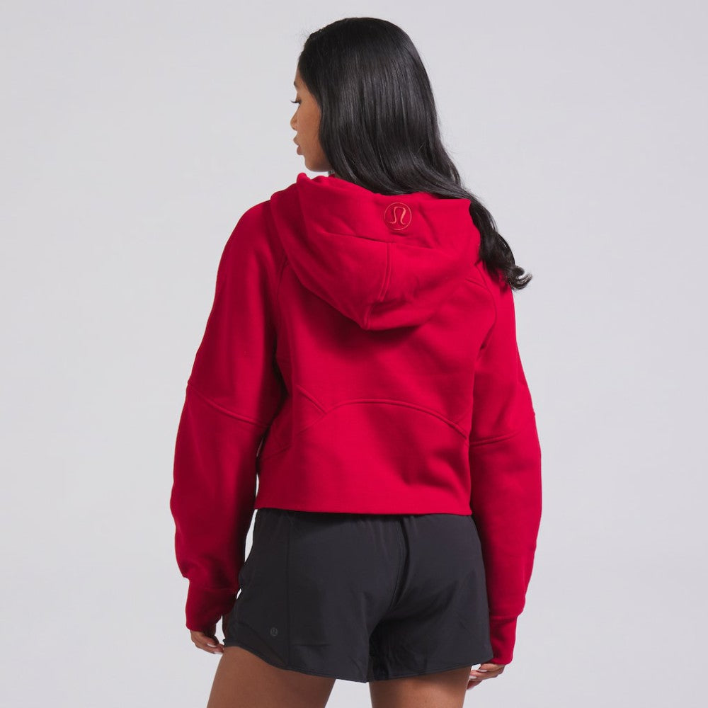 Montreal Canadiens lululemon Women's Scuba Oversized Half-Zip Hoodie - True Red Hoodies