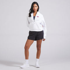 Montreal Canadiens lululemon Women's Scuba Oversized Half-Zip Hoodie - White Hoodies