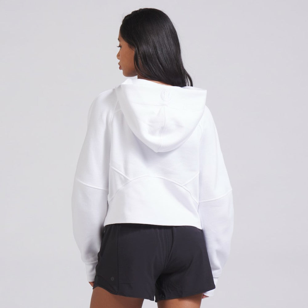 Montreal Canadiens lululemon Women's Scuba Oversized Half-Zip Hoodie - White Hoodies