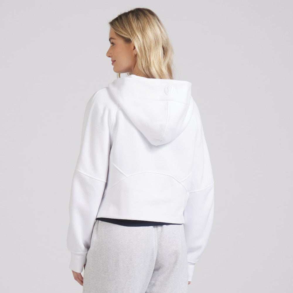 Seattle Kraken lululemon Women's Scuba Oversized Half-Zip Hoodie - White Hoodies