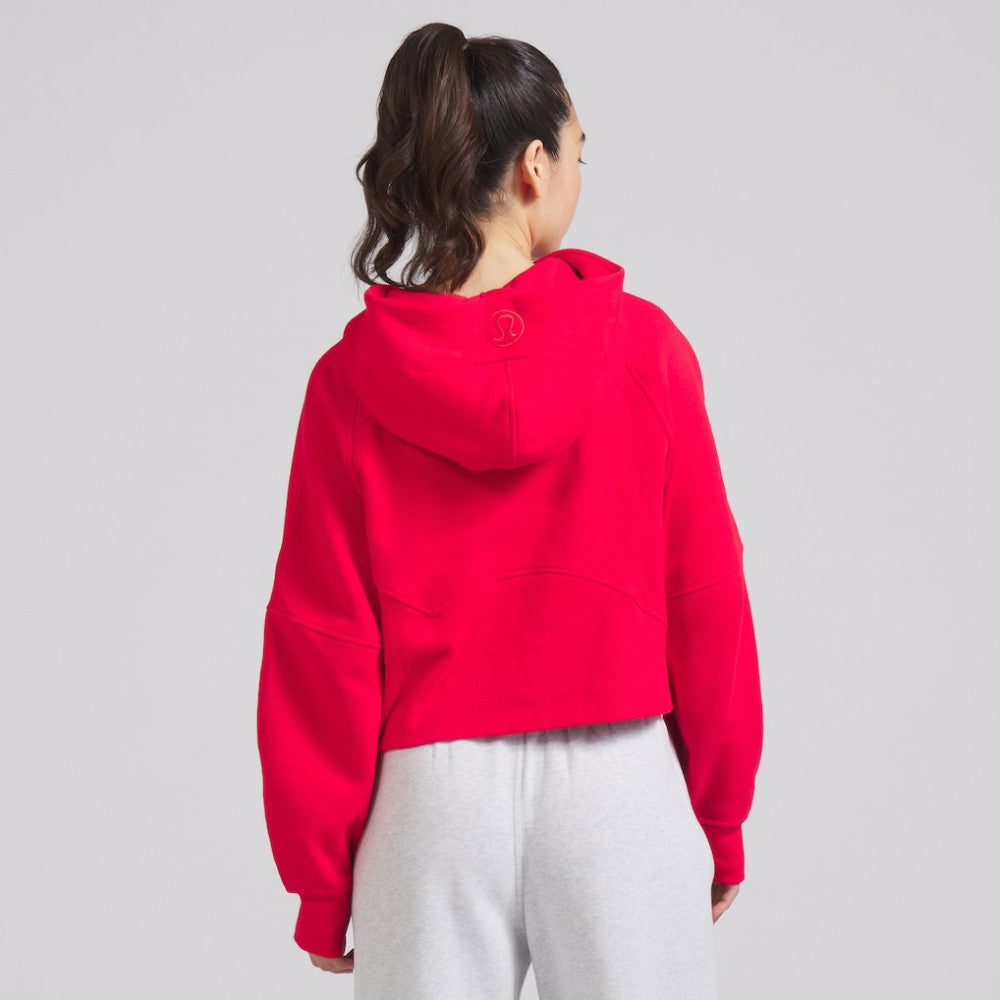 Detroit Red Wings lululemon Women's Scuba Oversized Half-Zip Hoodie - True Red Hoodies