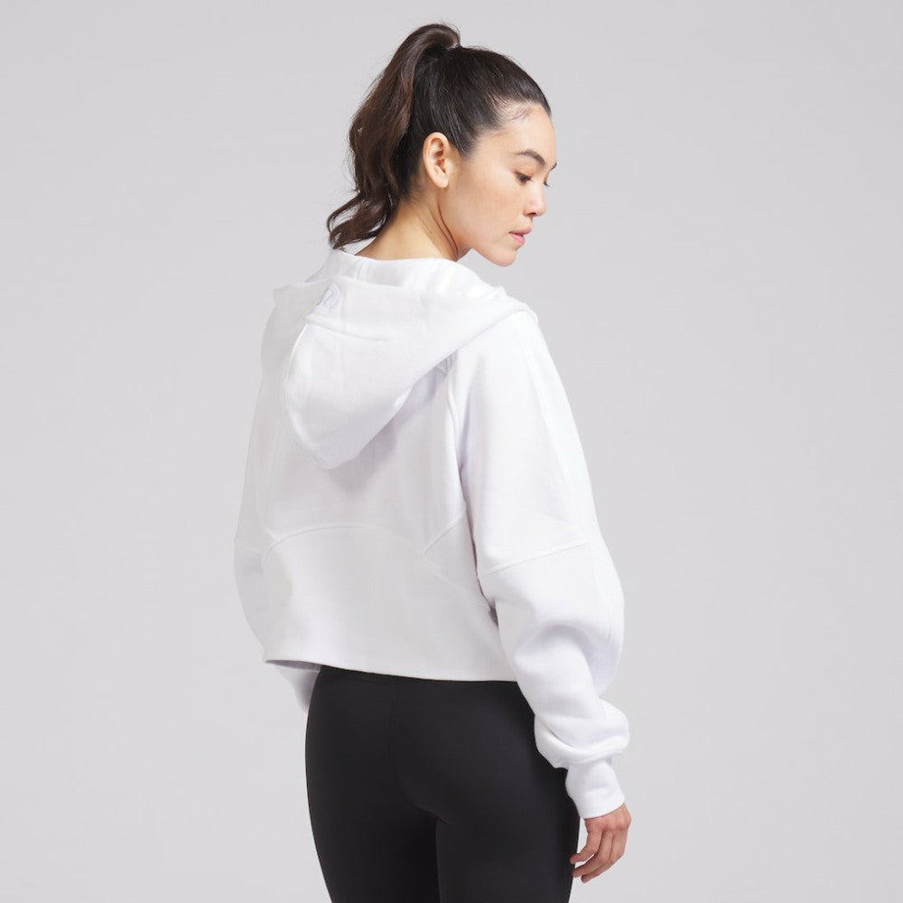 Chicago Blackhawks lululemon Women's Scuba Oversized Half-Zip Hoodie - White Hoodies