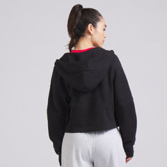 Chicago Blackhawks lululemon Women's Scuba Oversized Half-Zip Hoodie - Black Hoodies