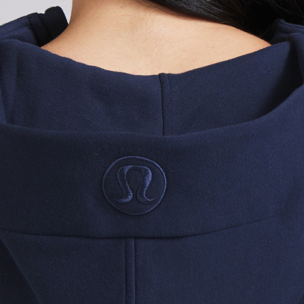 Edmonton Oilers lululemon Women's Scuba Oversized Half-Zip Hoodie - True Navy Hoodies