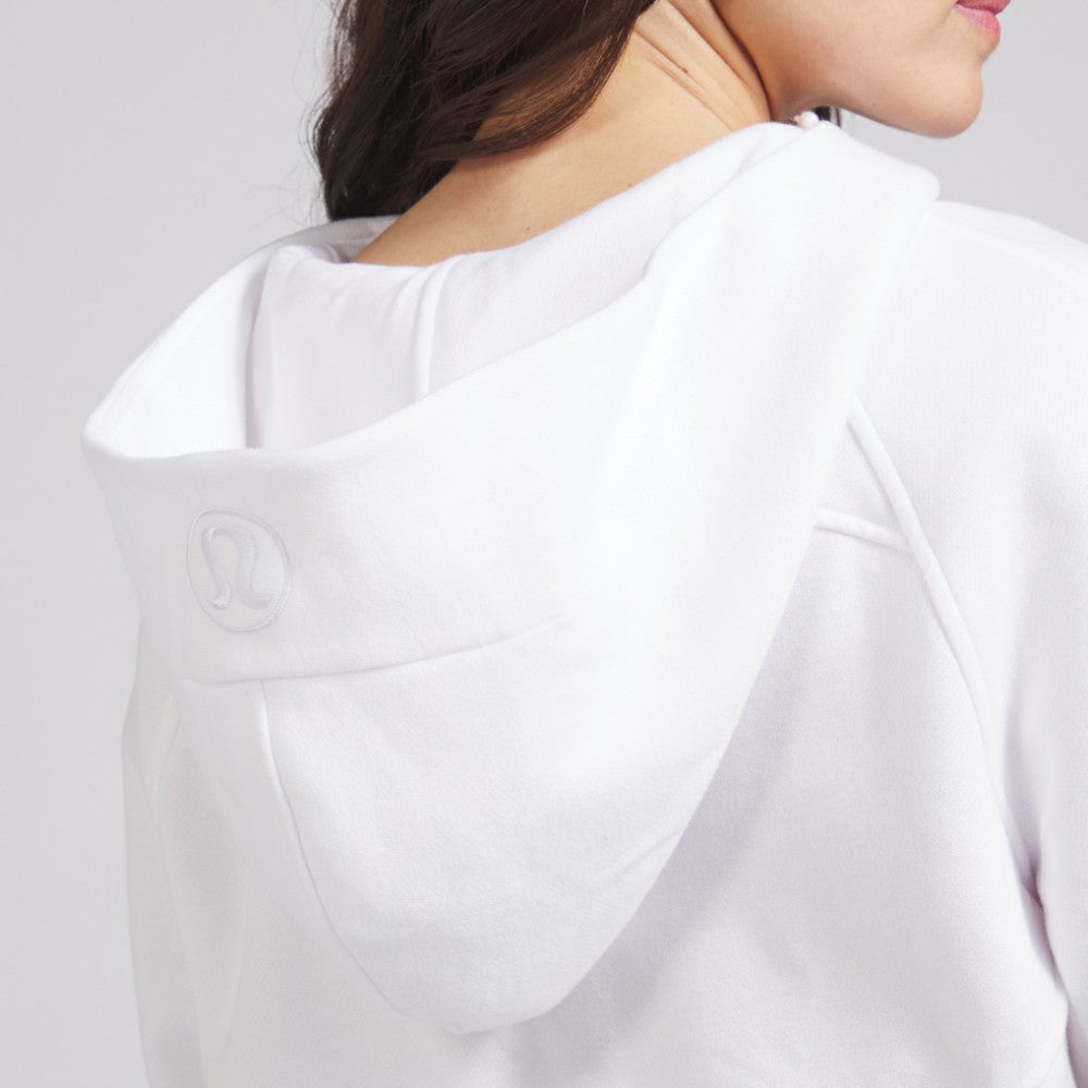 Detroit Red Wings lululemon Women's Scuba Oversized Half-Zip Hoodie - White Hoodies