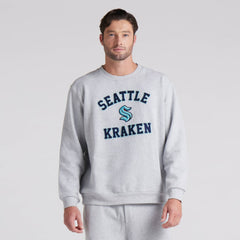 Seattle Kraken lululemon Steady State Crew - Heathered Core Ultra Light Grey