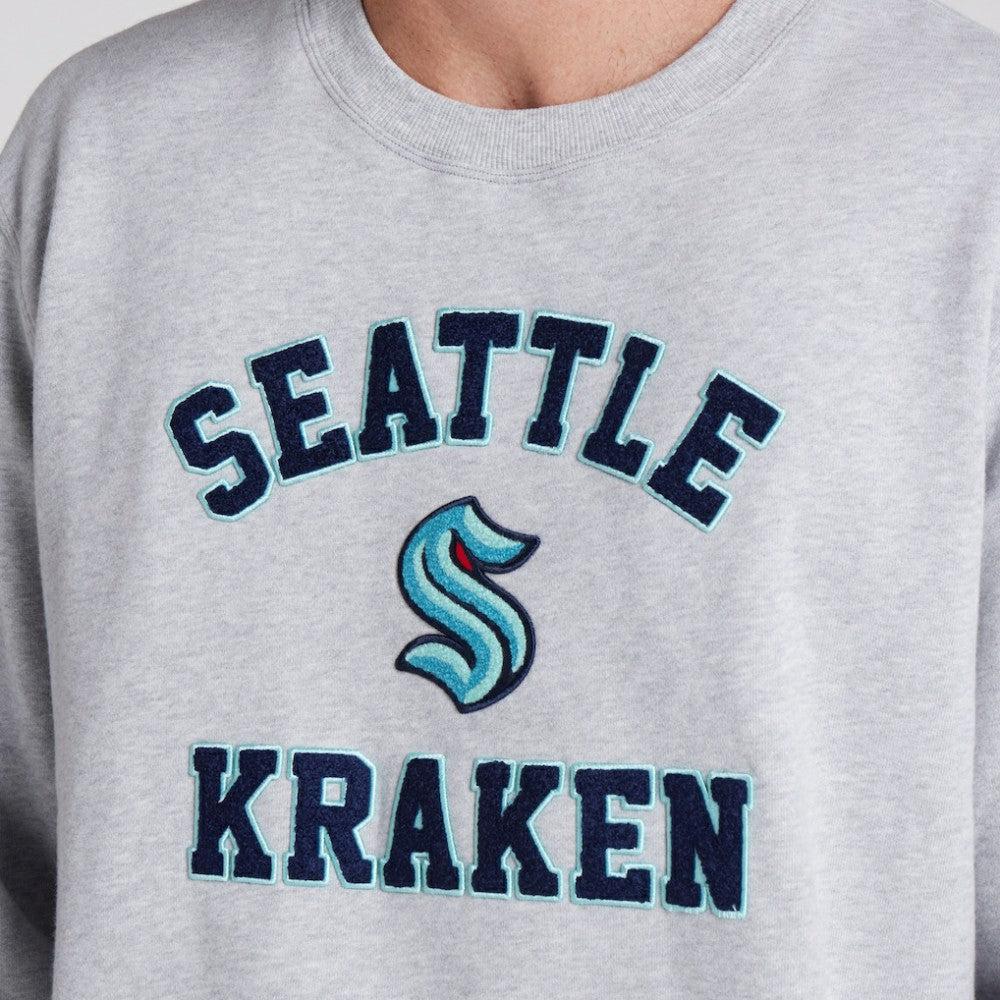 Seattle Kraken lululemon Steady State Crew - Heathered Core Ultra Light Grey