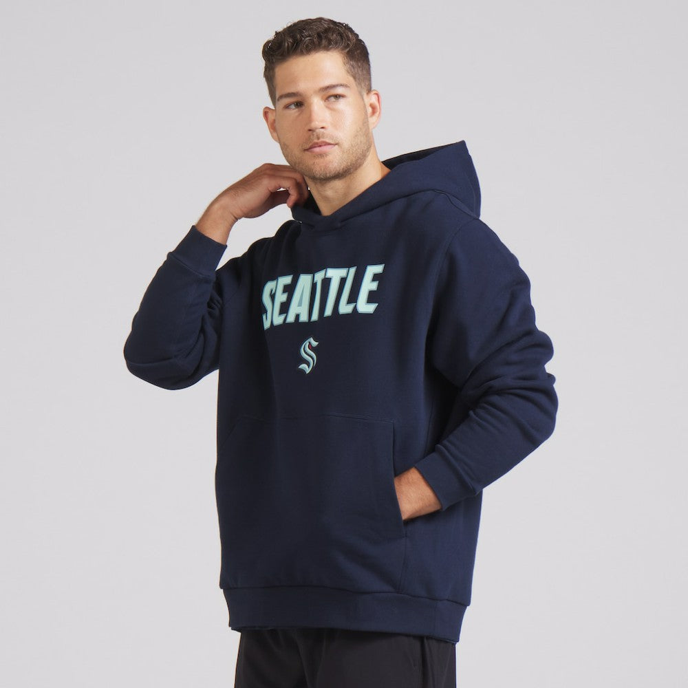Seattle Kraken lululemon Steady State Pullover Hoodie - True Navy Hoodies