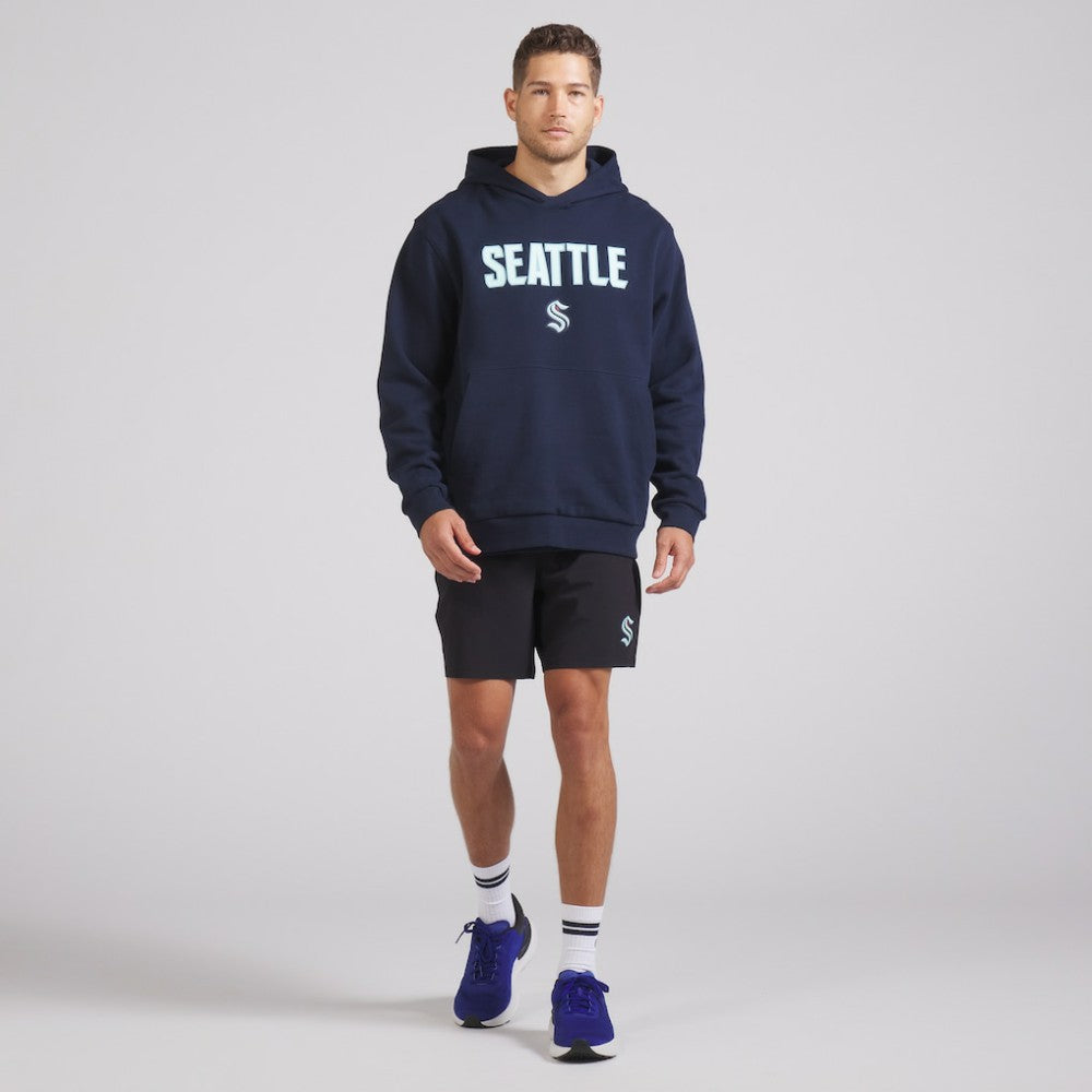 Seattle Kraken lululemon Steady State Pullover Hoodie - True Navy Hoodies