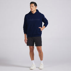 Edmonton Oilers lululemon Steady State Pullover Hoodie - True Navy Hoodies