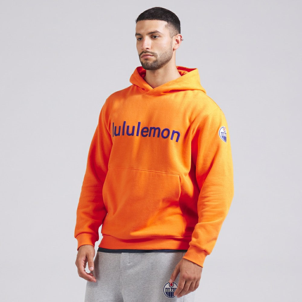 Edmonton Oilers lululemon Steady State Pullover Hoodie - Tiger Hoodies
