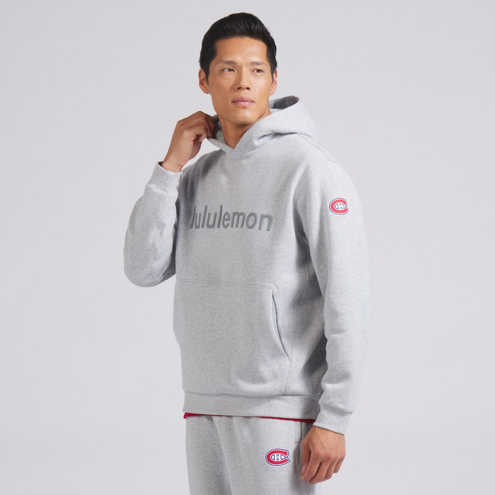 Montreal Canadiens lululemon Steady State Pullover Hoodie - Heathered Silver Drop Hoodies
