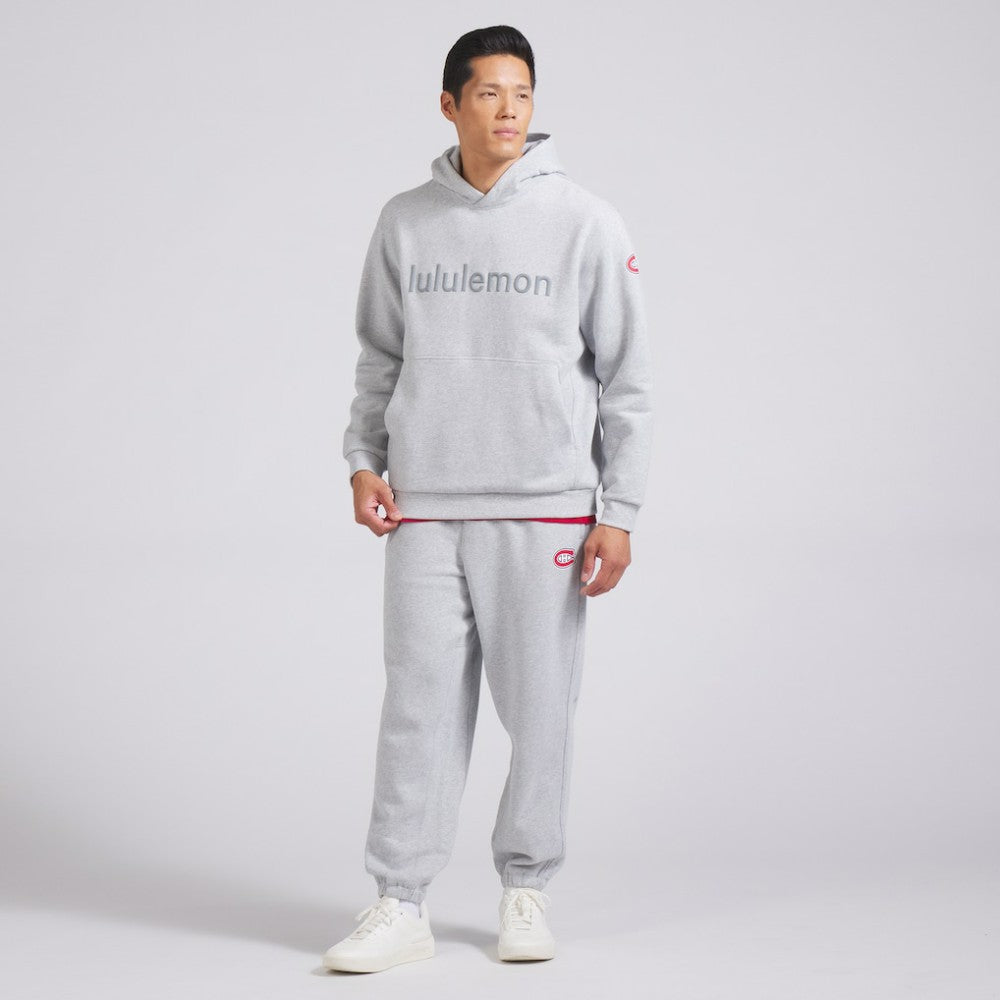 Montreal Canadiens lululemon Steady State Pullover Hoodie - Heathered Silver Drop Hoodies