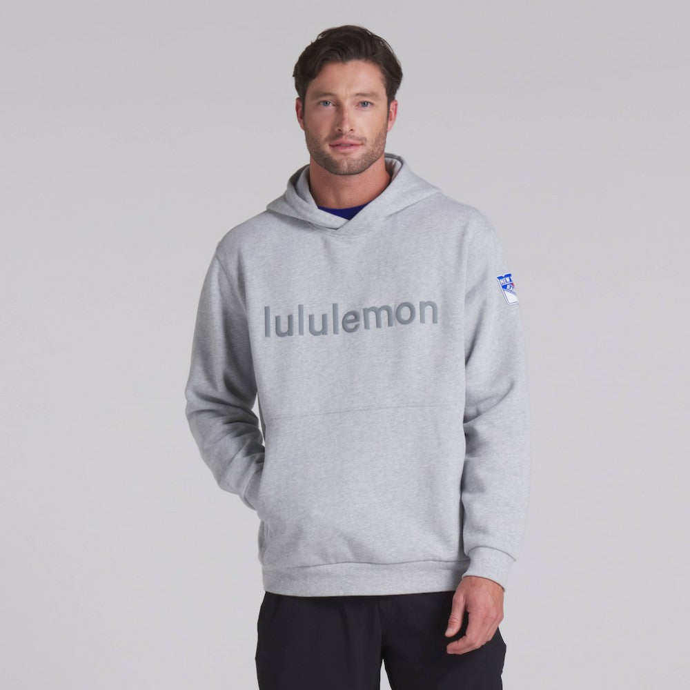 New York Rangers lululemon Steady State Pullover Hoodie - Heathered Silver Drop Hoodies
