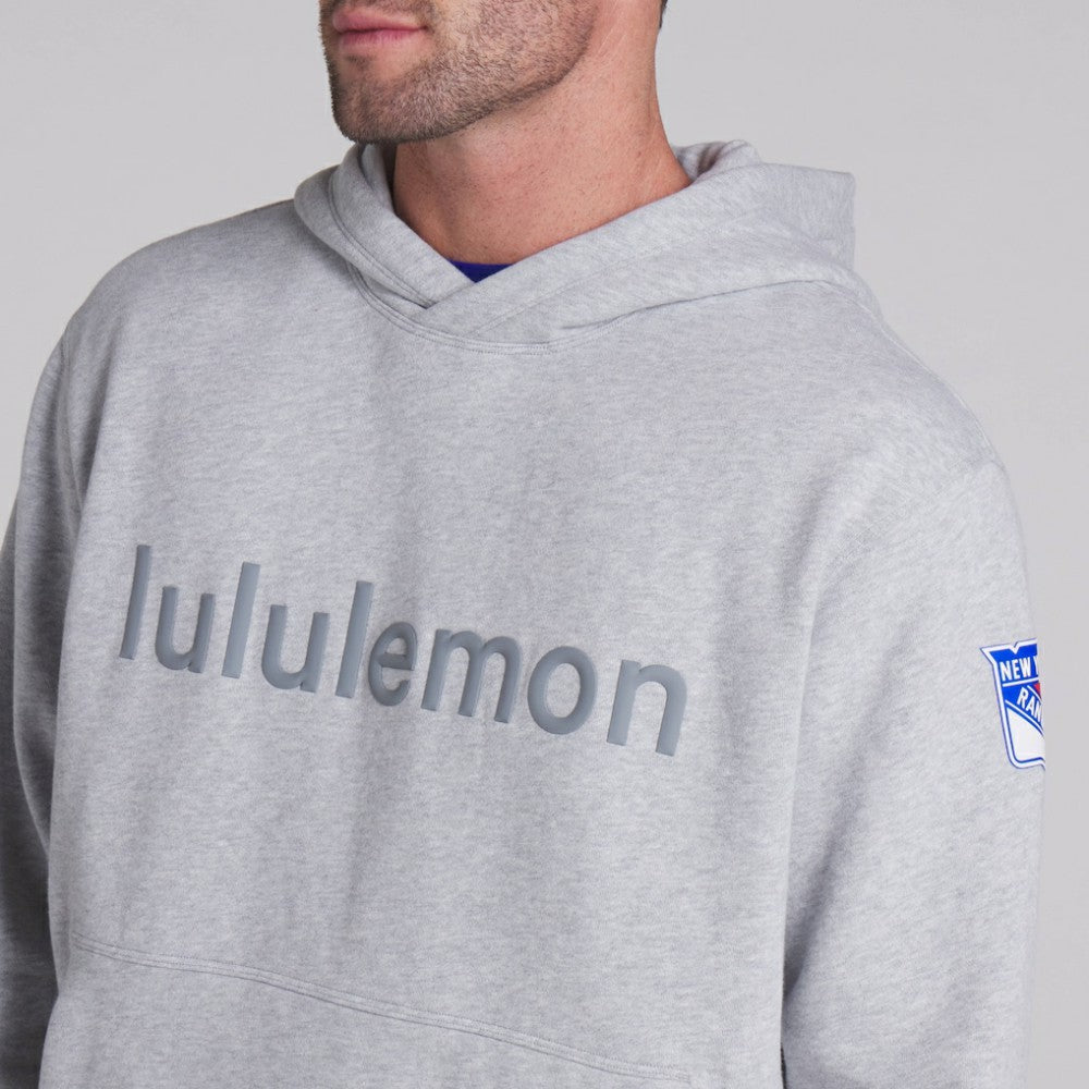New York Rangers lululemon Steady State Pullover Hoodie - Heathered Silver Drop Hoodies