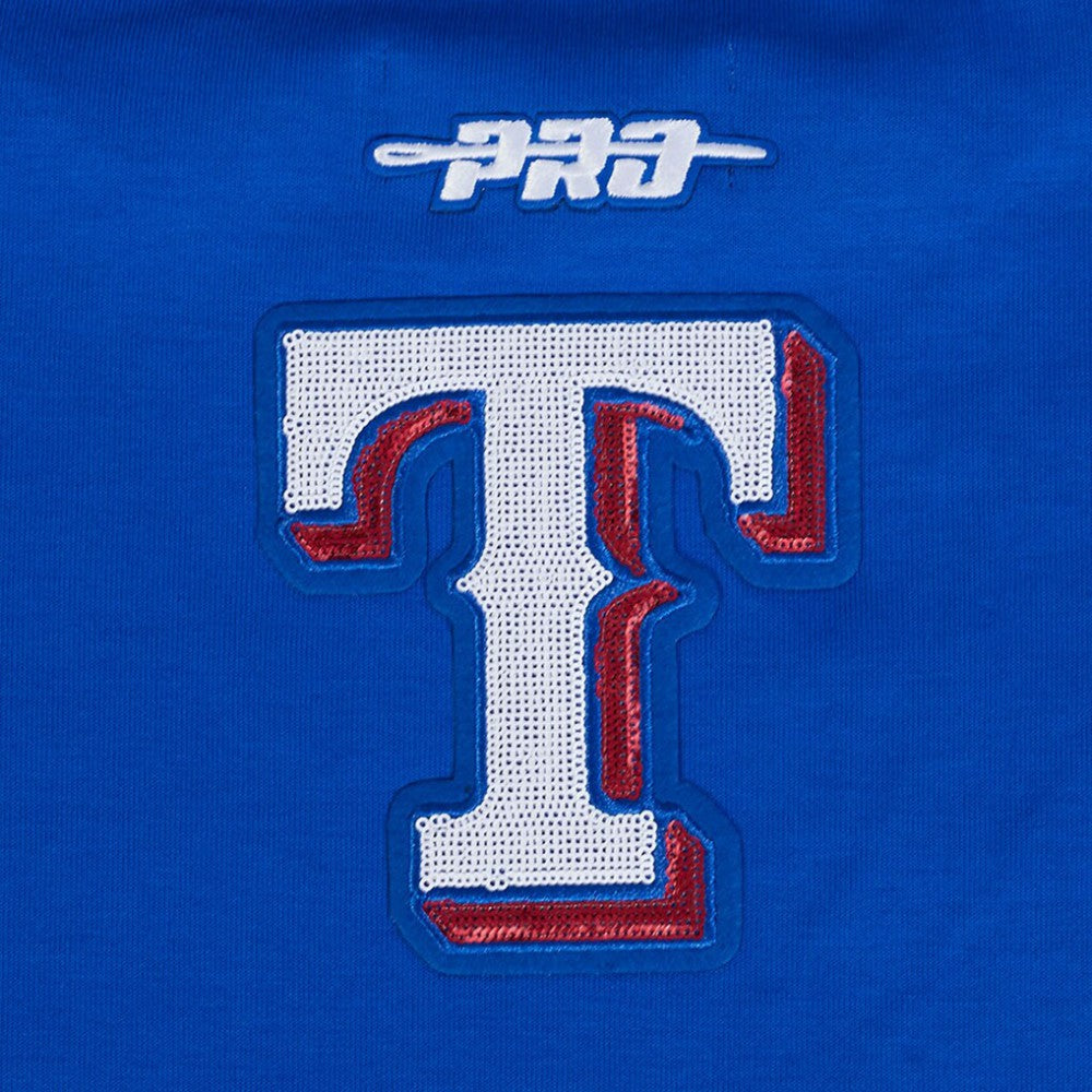 Texas Rangers Pro Standard Women's Game Day Classics Crewneck Pullover Sweatshirt Royal