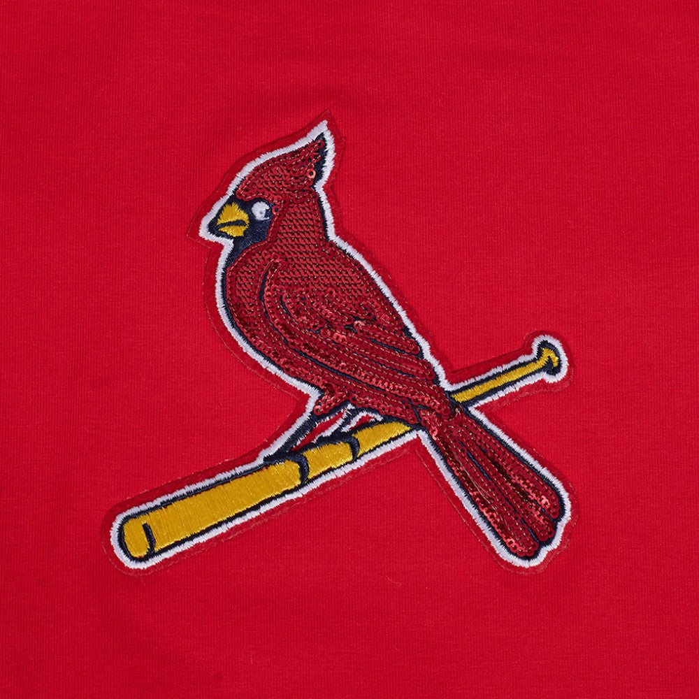 St. Louis Cardinals Pro Standard Women's Game Day Classics Baby Doll Cropped T-Shirt Red