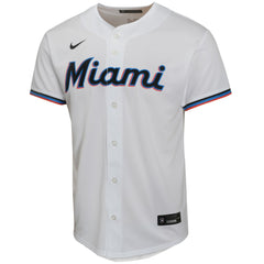 Sandy Alcantara Miami Marlins Youth Home Game Player Jersey White