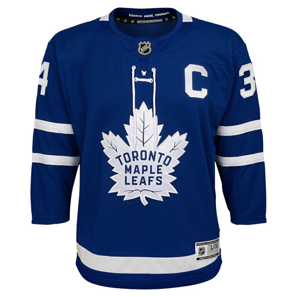 Auston Matthews Toronto Maple Leafs Youth Home Premier Player Jersey - Blue Jerseys