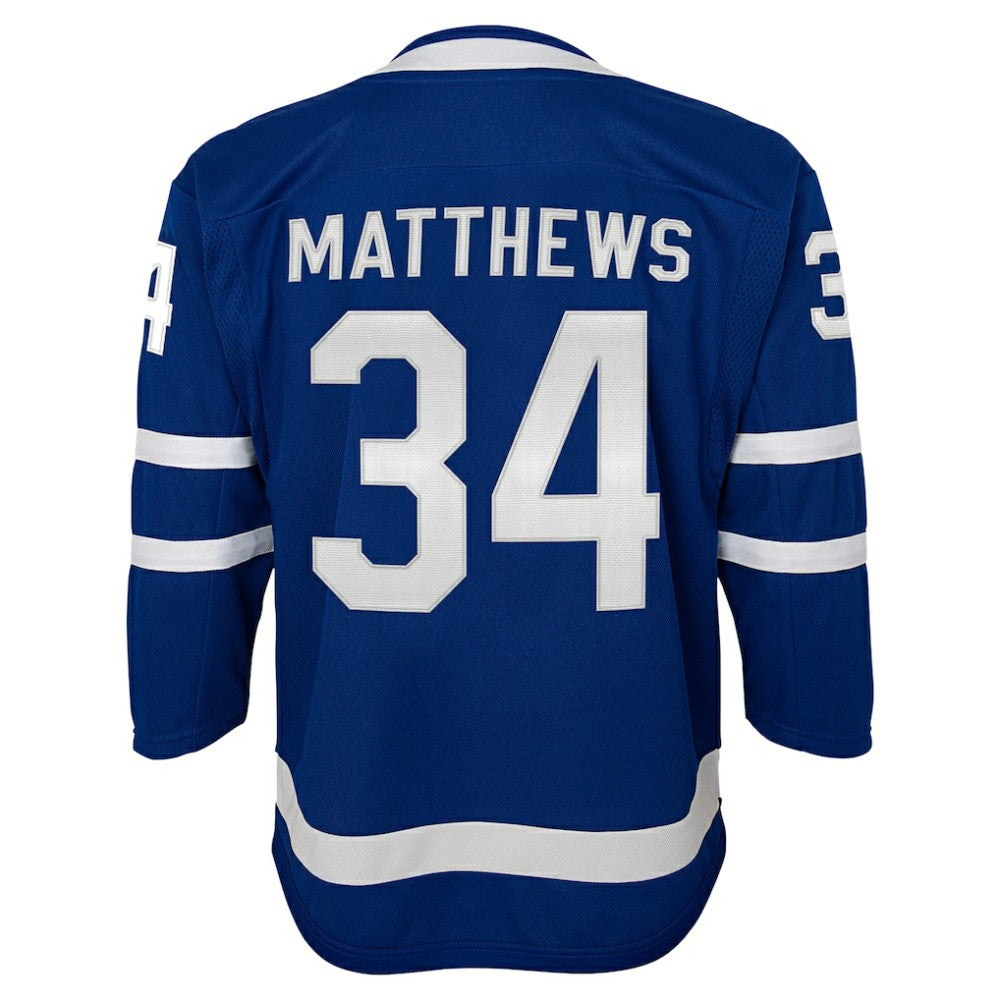 Auston Matthews Toronto Maple Leafs Youth Home Premier Player Jersey - Blue Jerseys