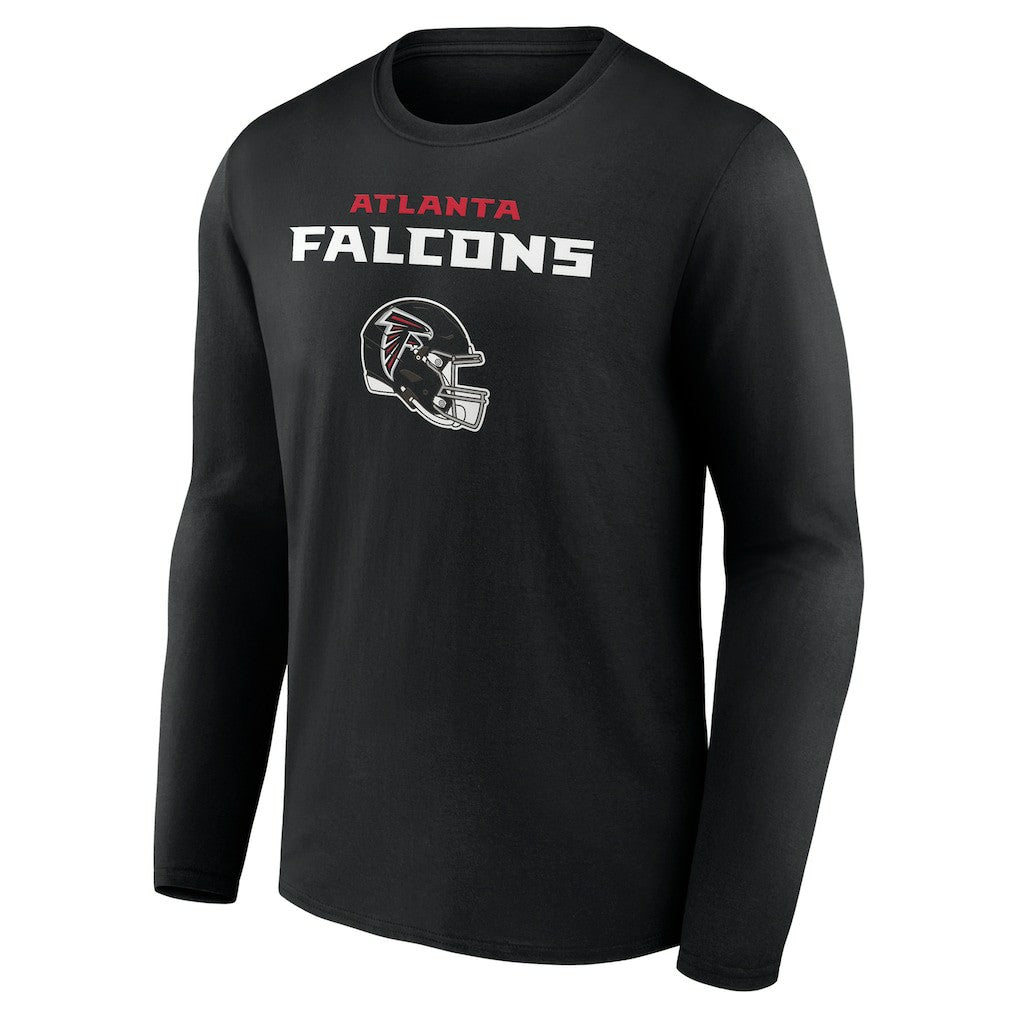 Michael Penix Jr. Atlanta Falcons Name & Number Team Wordmark Long Sleeve T-Shirt - Black sale