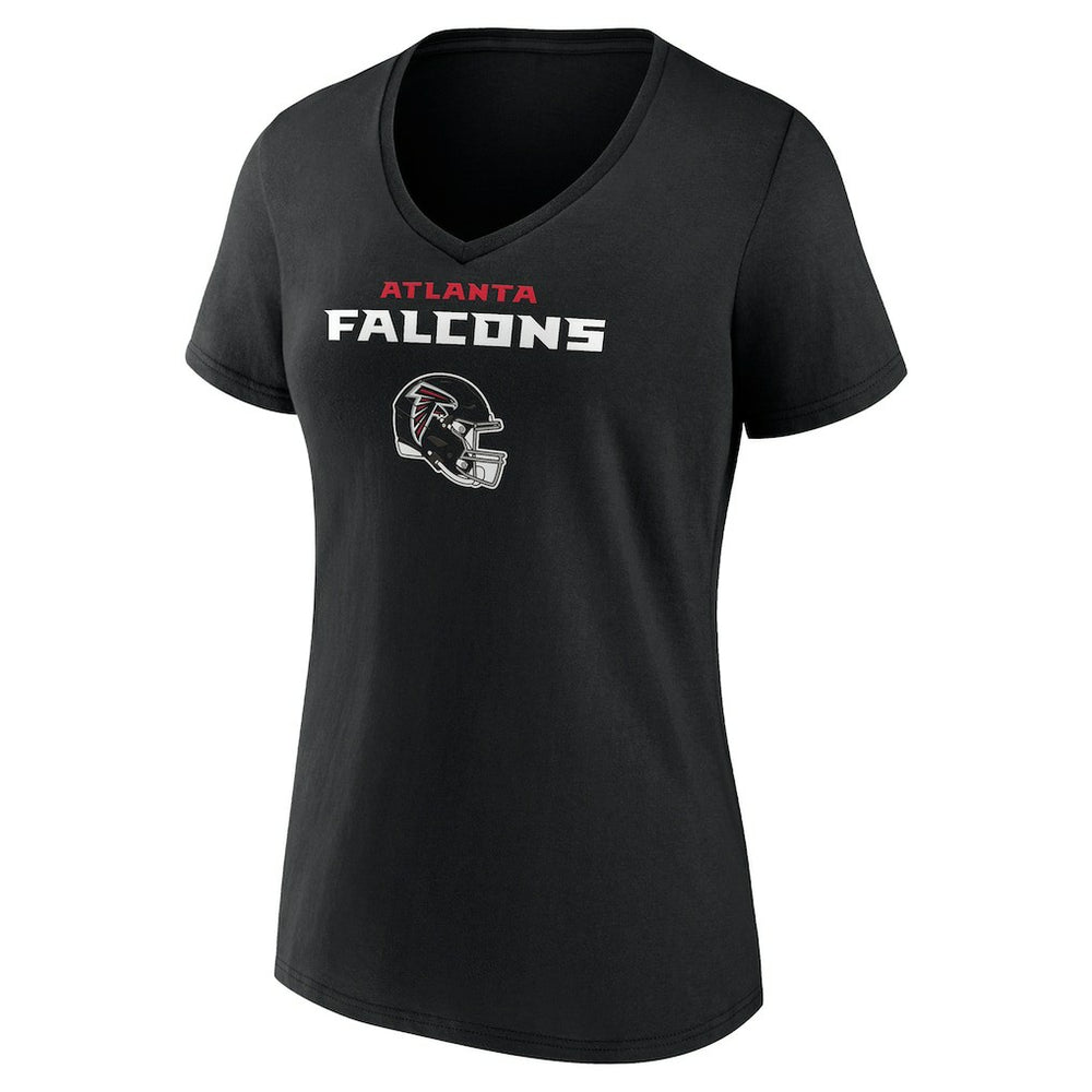Michael Penix Jr. Atlanta Falcons Women's Name & Number Team Wordmark V-Neck T-Shirt - Black sale