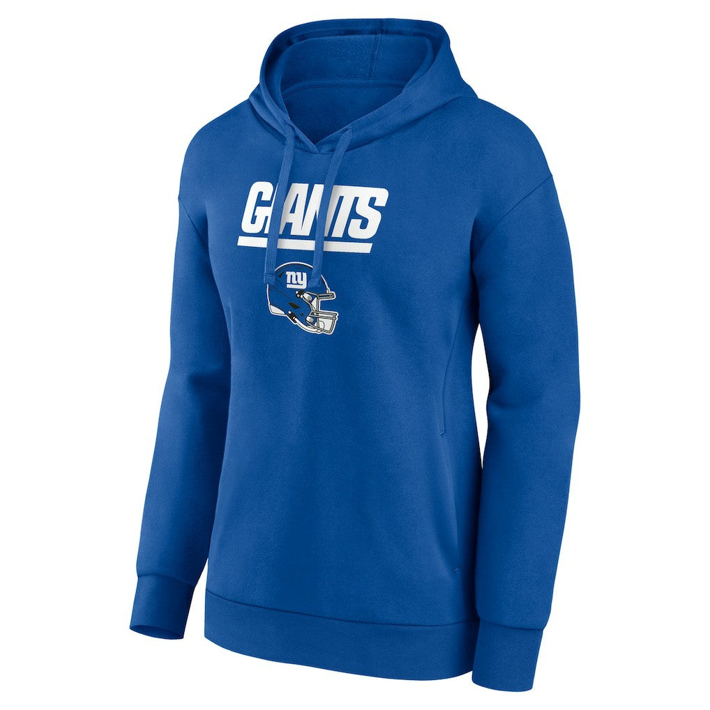 Brian Burns New York Giants Women's Name & Number Team Wordmark Pullover Hoodie - Royal cheap