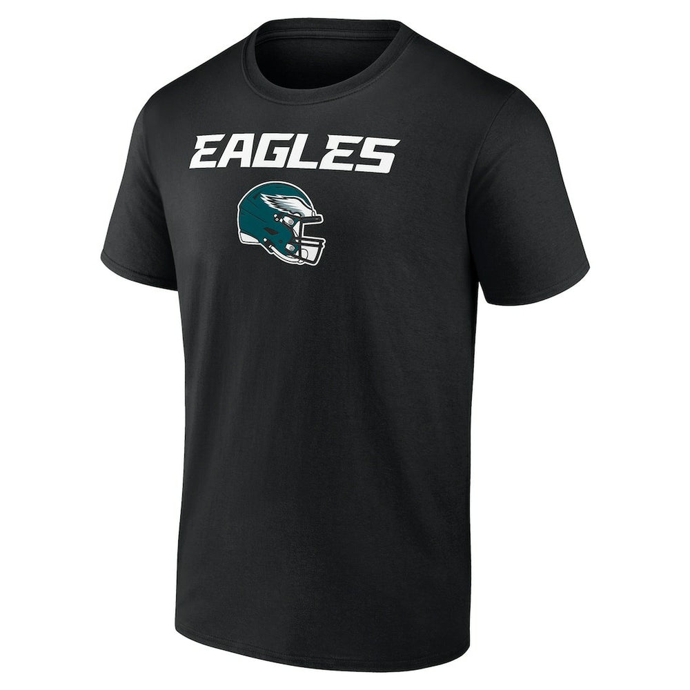 Saquon Barkley Philadelphia Eagles Name & Number Team Wordmark T-Shirt - Black discount