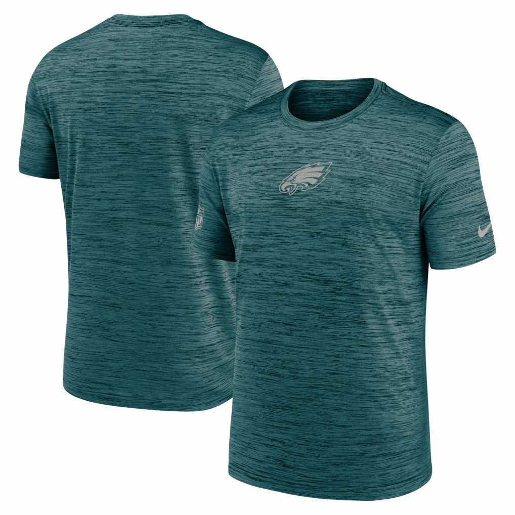 Philadelphia Eagles Big & Tall Sideline Velocity Performance T-Shirt - Midnight Green sale