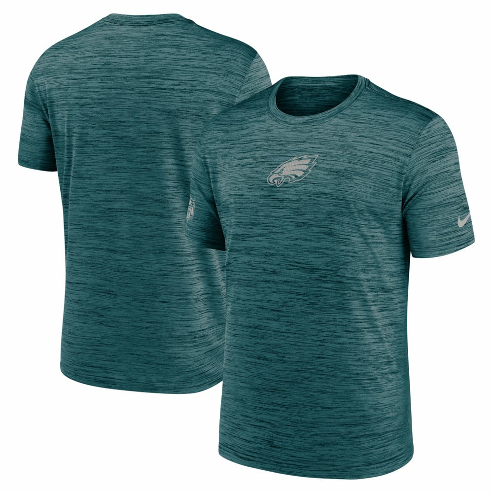 Philadelphia Eagles Big & Tall Sideline Velocity Performance T-Shirt - Midnight Green sale