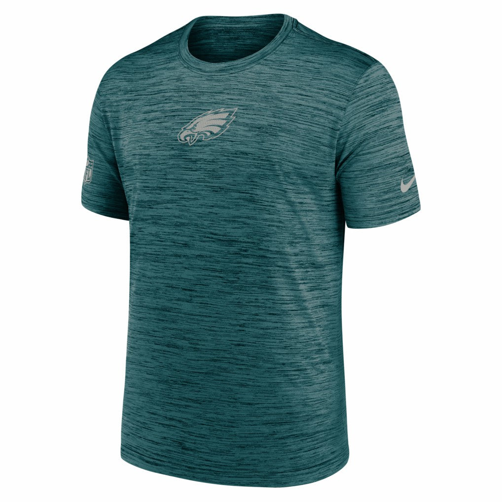 Philadelphia Eagles Big & Tall Sideline Velocity Performance T-Shirt - Midnight Green sale