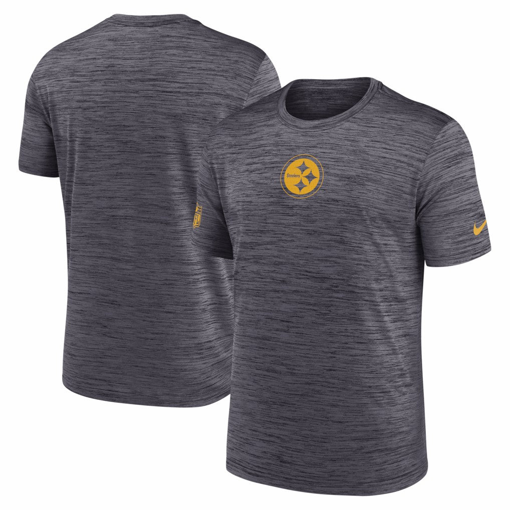 Pittsburgh Steelers Big & Tall Sideline Velocity Performance T-Shirt - Black cheap
