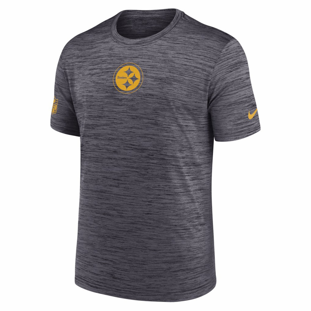 Pittsburgh Steelers Big & Tall Sideline Velocity Performance T-Shirt - Black cheap