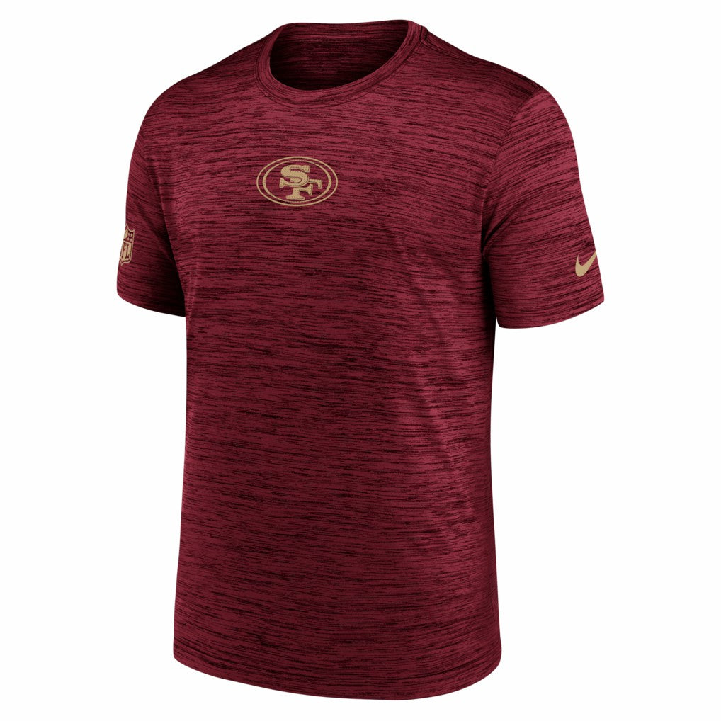 San Francisco 49ers Big & Tall Sideline Velocity Performance T-Shirt - Scarlet outlet
