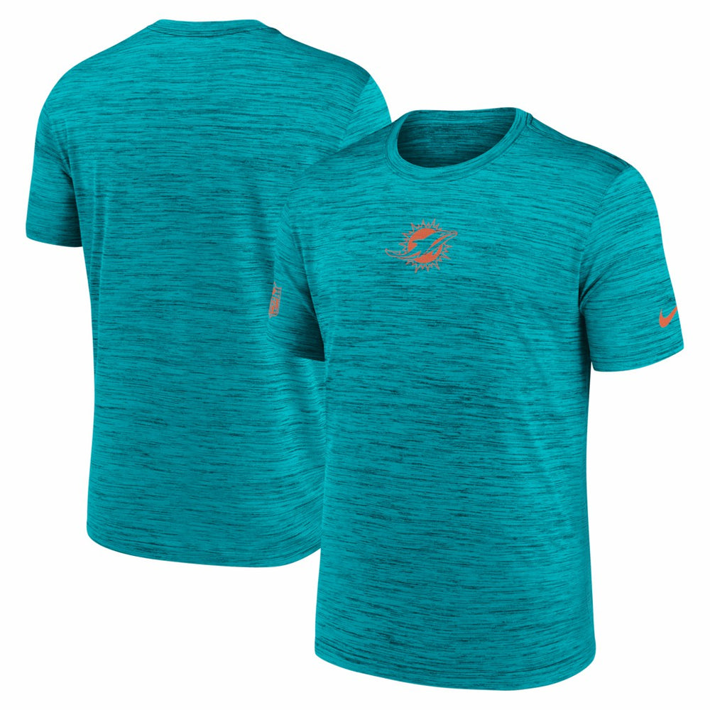 Miami Dolphins Big & Tall Sideline Velocity Performance T-Shirt - Aqua for sale