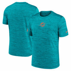 Miami Dolphins Big & Tall Sideline Velocity Performance T-Shirt - Aqua for sale