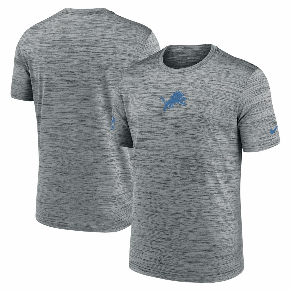 Detroit Lions Big & Tall Sideline Velocity Performance T-Shirt - Gray sale