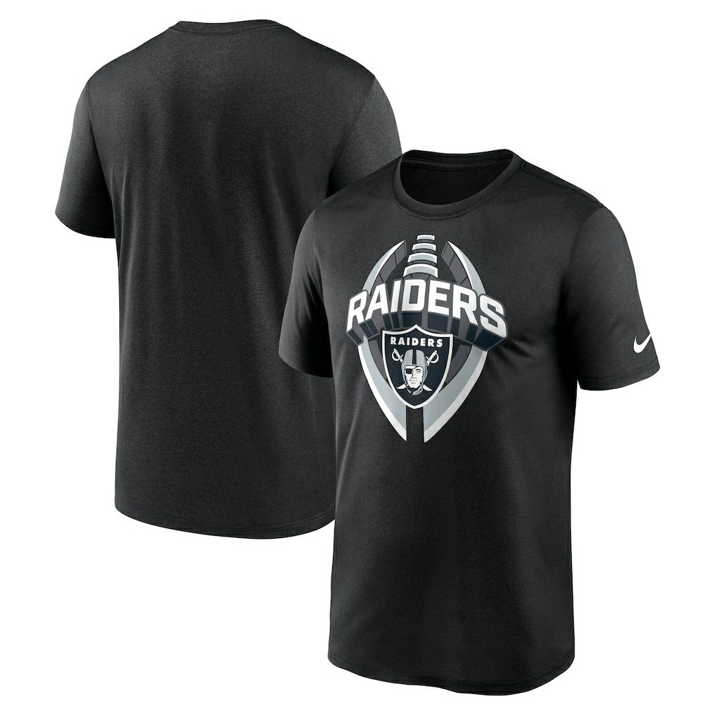 Las Vegas Raiders Big & Tall Primetime Legend Icon Performance T-Shirt - Black sale