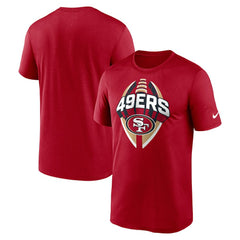 San Francisco 49ers Big & Tall Primetime Legend Icon Performance T-Shirt - Scarlet for sale