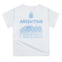 Argentina National Team Vive La Fete Infant Impressions Artwork Icons T-Shirt for sale - White