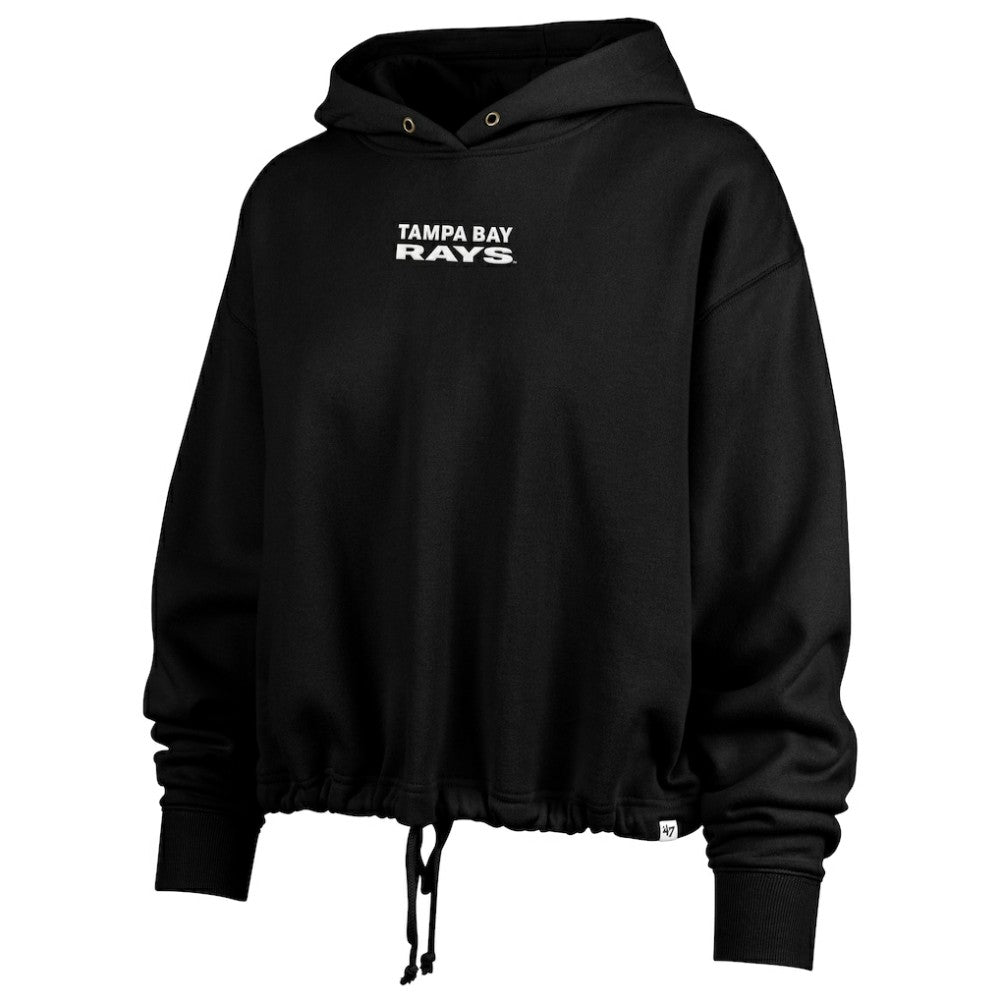 Tampa Bay Rays Women's City Connect Venice Cropped Pullover Hoodie Black