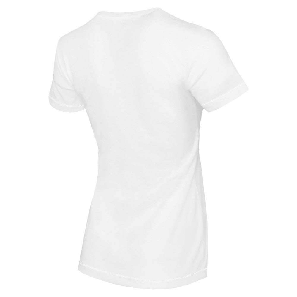 Milwaukee Brewers Tiny Turnip Women's Logo Grid T-Shirt White