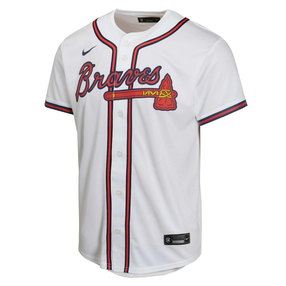 Atlanta Braves Youth Home Game Jersey White