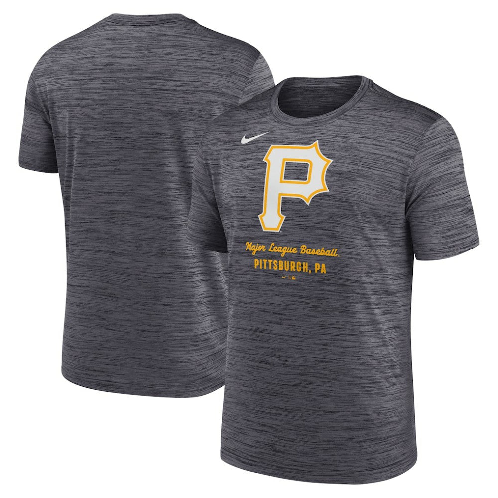 Pittsburgh Pirates Velocity Dri-FIT T-Shirt Gray