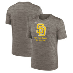 San Diego Padres Velocity Dri-FIT T-Shirt Brown