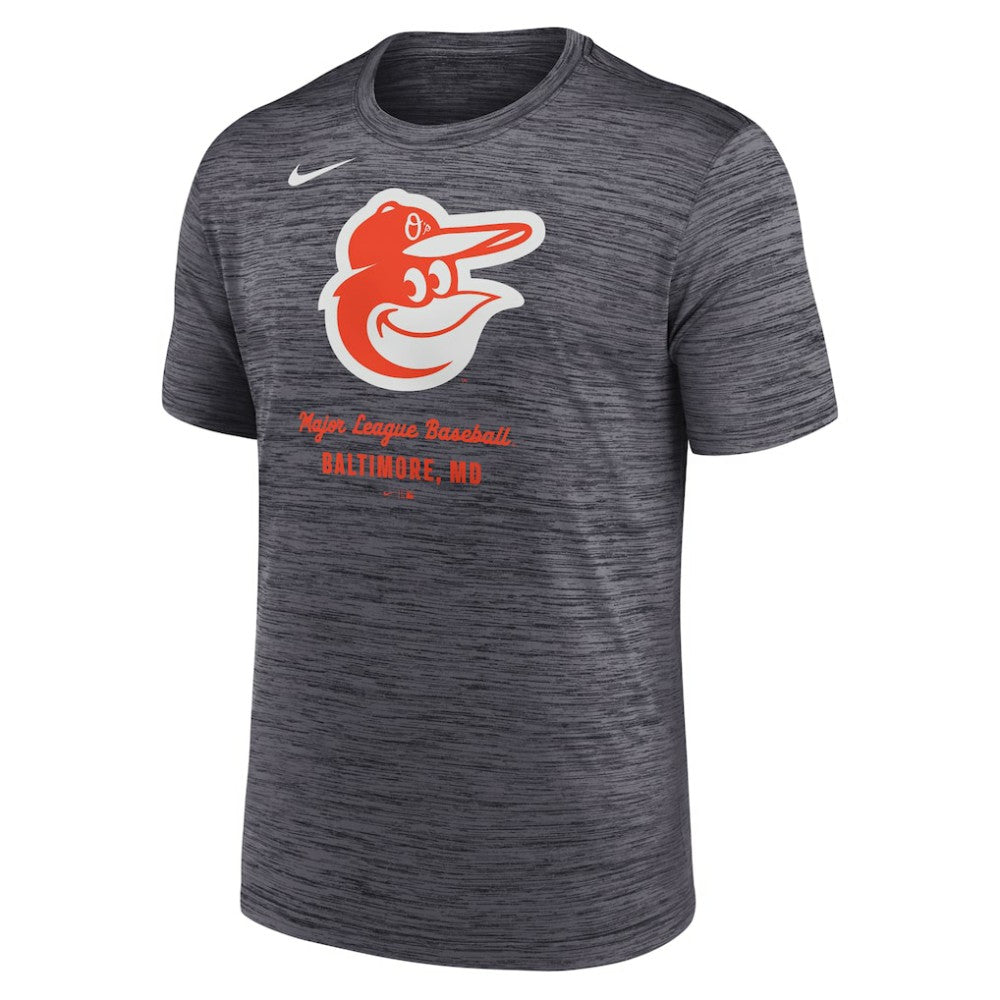 Baltimore Orioles Velocity Dri-FIT T-Shirt Gray