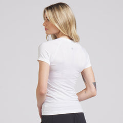 Detroit Red Wings lululemon Women's Swiftly Tech Short-Sleeve Shirt 2.0 - White