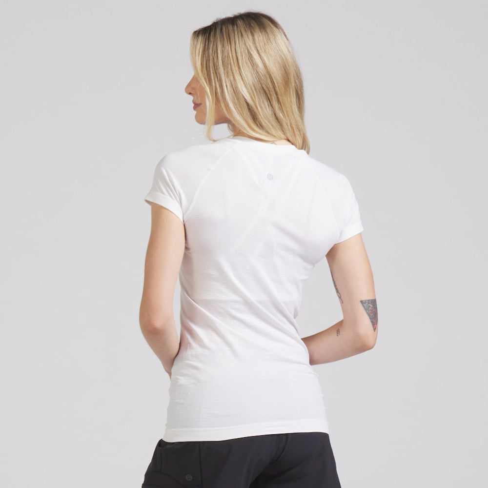 Seattle Kraken lululemon Women's Swiftly Tech Short-Sleeve Shirt 2.0 - White