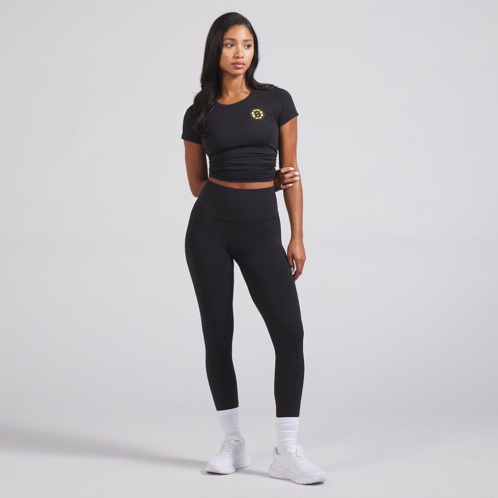 Boston Bruins lululemon Women's Swiftly Tech Short-Sleeve Shirt 2.0 - Black